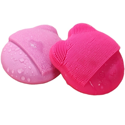 DEEP CLEANING Waterproof Dual Sided Silicone Face Cleaner Portable Ultrasonic Vibration Facial Cleansing Brush With Mirror Deep Clean Home