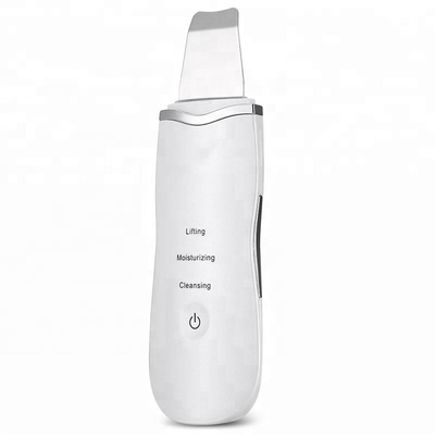 IPX7 Grade USB Electrics Rechargeable Waterproof Ultrasonic Facial Skin Scrubber Face Scrubbers Deep CLEANING Exfoliators Deep Cleansing Machine