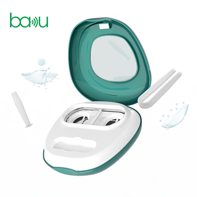 BAKU ba-2030 portable ultrasonic contact lens cleaner new product IPX7 contact glass waterproof case 70*67*30mm